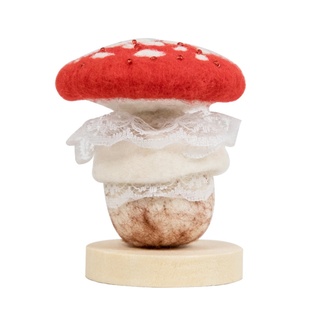 羊毛毡戳戳乐手工diy材料包森系ins蘑菇挂件装饰摆件创意节日礼物