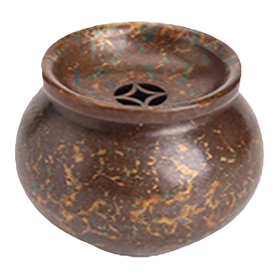 圭隐堂手工纯铜建水洗水家用复古小号迷你茶洗茶渣缸茶盂茶道零配