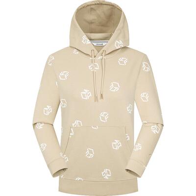 lafuma户外印花连帽卫衣女