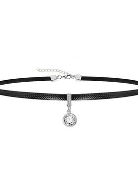 小清新闪钻项链女短款锁骨链