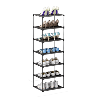 鞋架简易门口家用入门多层收纳神器省空间窄小鞋架子夹缝铁艺鞋柜
