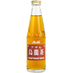 日本进口朝日饮料ASAHI无糖乌龙茶高颜值玻璃瓶装茶饮料200ml*24
