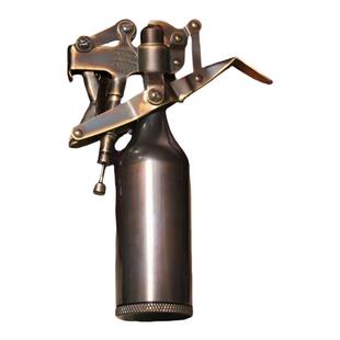 国会大厦自动机械手工台式黄铜煤油打火机超长待机复古个性礼物男