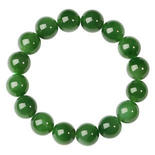 和田玉碧玉手串亲宝水晶天然碧玉手链女男款吊坠项链阳绿玉石饰品