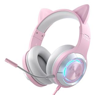 漫步者G30II猫耳头戴式耳机游戏电竞专用电脑耳麦有线吃鸡男女生