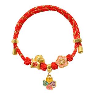 新年手绳本命年马年红色编织绳小马手链男女手串饰品情侣礼物手饰