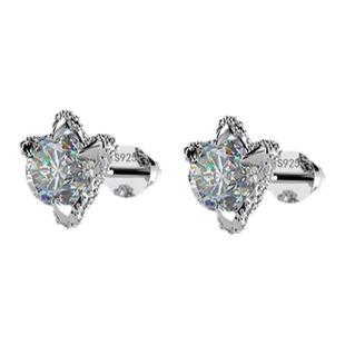 极昼朱志鑫同款龙爪耳钉纯银男士潮流高级感痞帅风爆闪华子耳饰女