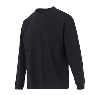 Adidas阿迪达斯男女装篮球训练运动服宽松透气圆领长袖T恤JX5580