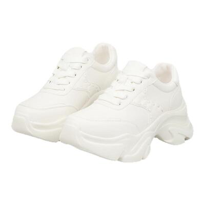 极简百搭厚底增高舒适老爹鞋