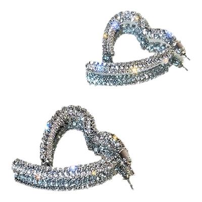 超闪满天星！轻奢高级感爱心耳环