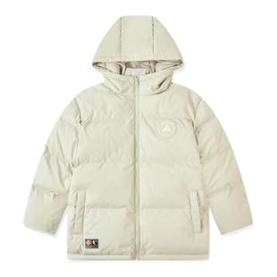 乔丹男童梭织羽绒服2025冬季新款儿童冬装学生保暖宽松大童厚外套