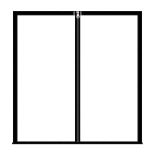 隐形卧室阻拦隔离网宠物围栅栏拉链自粘式防挡猫咪进屋神器防护门