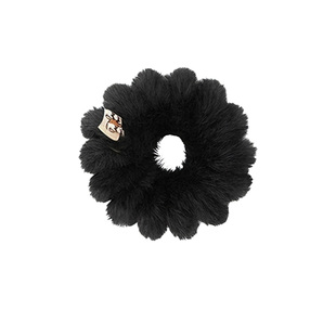 秋冬大号毛绒电话线发圈女高弹力耐用扎头发绳2026新款丸子头头绳