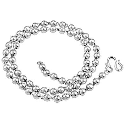 情侣项链纯银990无吊坠小众设计