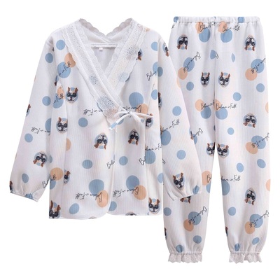 断码清货月子服秋冬产后纯棉喂奶哺乳孕妇睡衣冬季加厚产妇家居服