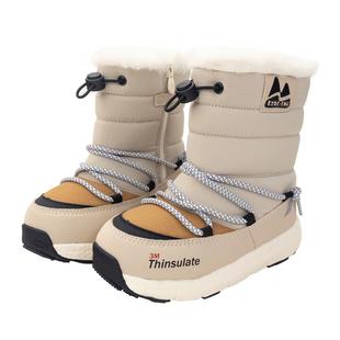 kidsing可迪星儿童雪地靴冬季男女童大童加绒防滑防水软底棉靴鞋