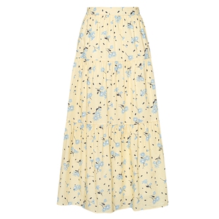 伊芙丽outlets店夏日清新法式浪漫碎花透气舒适棉感蛋糕裙半裙女