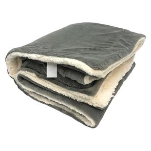 素色双层加厚毛毯  羊羔绒自发热   床褥  空调毯 礼品毯 学生毯