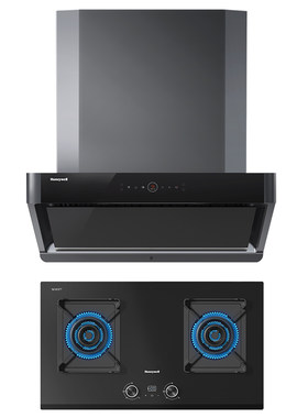 Honeywell/霍尼韦尔RH21+GH1油烟净化器家用抽油烟机烟灶套装