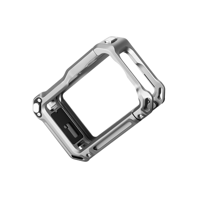 XFJI适用于大疆DJI Action6兔笼金属保护框运动相机防摔散热扩展边框横竖拍铝合金保护壳配件防摔保护壳