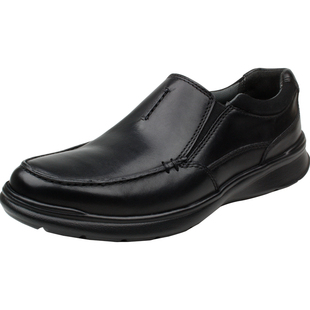 clarks其乐男鞋2025秋季百搭一脚蹬休闲圆头皮鞋Cotrell Free现货