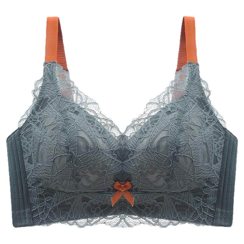 古今乳胶内衣女薄款大胸显小文胸大码无钢圈聚拢收副乳防下垂胸罩