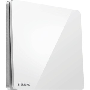 西门子单开单控开关面板睿致系列86型家用无框暗装一联纯净白开关