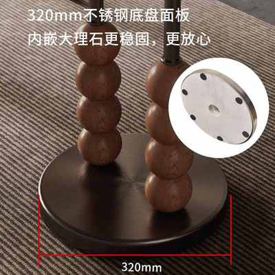 灰色实木挂衣架落地卧室不锈钢结实客厅晾衣服挂架衣帽架入户耐用