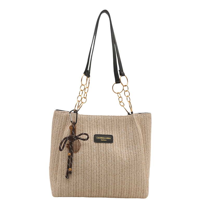 波西米亚草编包女大容量2025新款夏季休闲单肩编织托特海边沙滩包