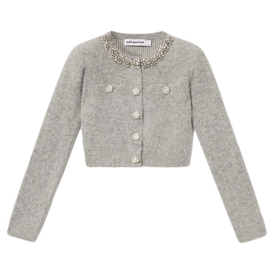 self-portrait针织毛衫外套