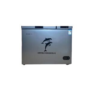 时代潮双温双门冰柜家用小型商用大容量冷冻藏保鲜柜两用无霜冷柜