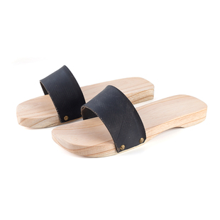 广西乡村传统手工木拖鞋男女情侣款大码木屐男士个性拖鞋木鞋