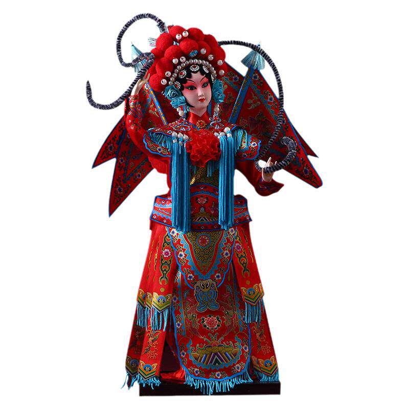 程老师送老外中国特色北京人偶