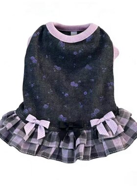 春夏宠物衣服公主风连衣裙小型犬