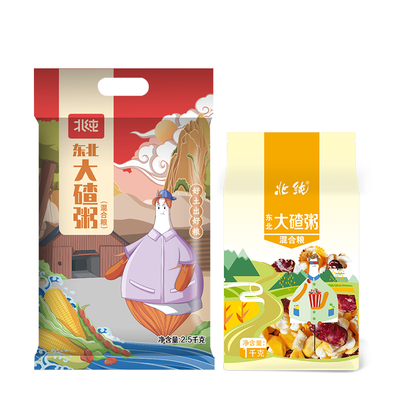 北纯东北芸豆大碴子粥颗粒饱满