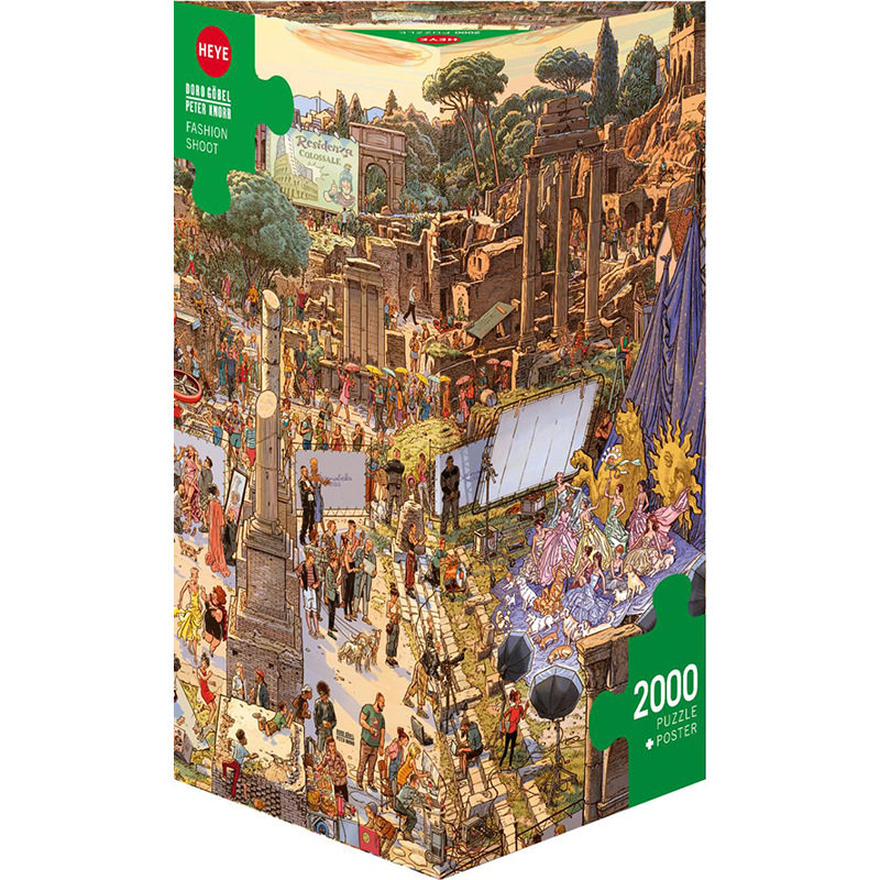 德国HEYE时装拍摄现场拼图2000片