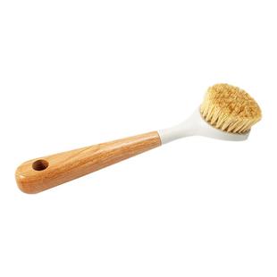 剑麻锅刷家用长柄洗锅洗碗木柄刷子厨房专用清洁刷锅神器除垢油污