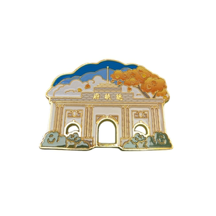 南京金属冰箱贴总统府文创旅游景点国风冰箱贴纪念品磁性贴定制