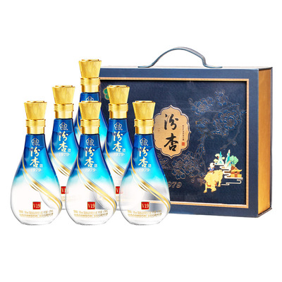 汾杏酒53度清香型白酒整箱送长辈