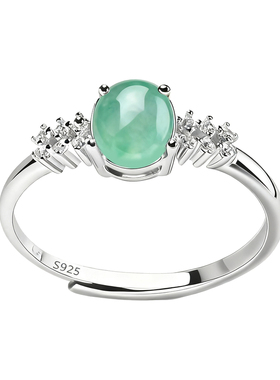 纯银戒托标准S925纯银戒指空托