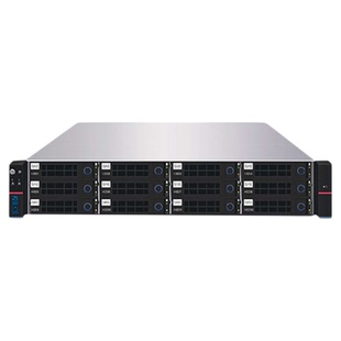飞编大师LM-X01-E12W  机架式12盘位 NAS 万兆网络存储 服务器 NAS磁盘阵列