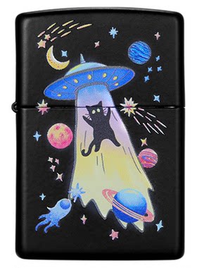 之宝正品星际喵行防风煤油打火机