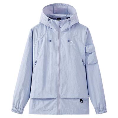 骆驼女装三防夹克外套2025春夏新款机能风防水防风防油污休闲外套