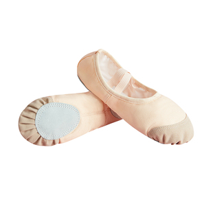 迈悦舞蹈鞋儿童女软底猫爪芭蕾舞鞋中国舞成人练功专用男童跳舞鞋