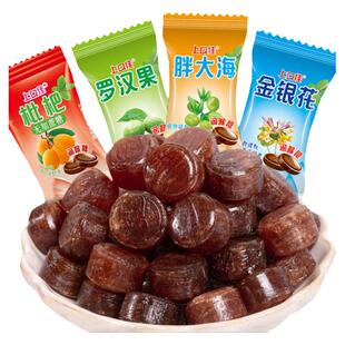 上口佳0蔗糖清凉润喉糖薄荷糖胖大海罗汉果金银花护嗓毕业零食