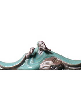 创意陶瓷诗人李白醉酒历史人物