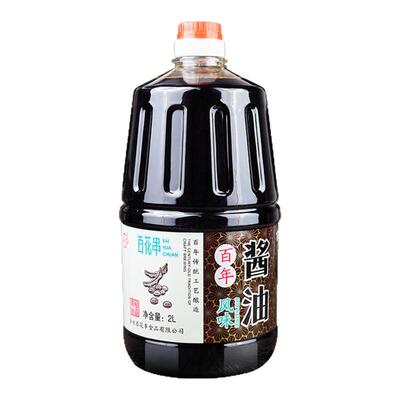 百花串风味酱油2L不甜酱油