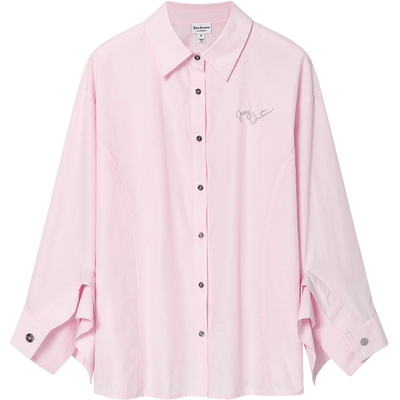 JuicyCouture橘滋粉色通勤衬衫