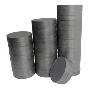 圆形大中小黑色硬强力工艺品冰箱贴磁铁异性铁氧体教学教具吸铁石