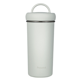 日本孔雀保温杯女2025高颜值不锈钢咖啡杯外带生日礼物带提手水杯